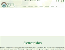Tablet Screenshot of gaia.org.ar