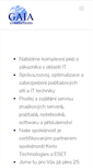 Mobile Screenshot of gaia.cz