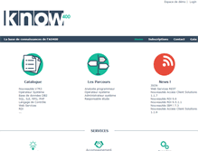 Tablet Screenshot of know400.gaia.fr